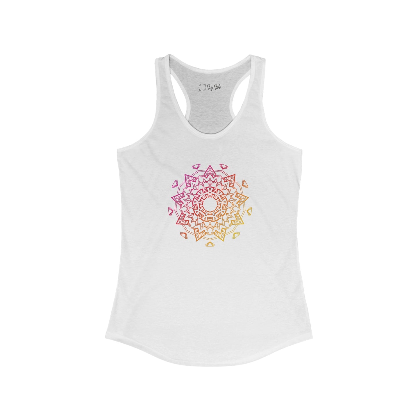 Colorful Mandala Racerback Tank (006)