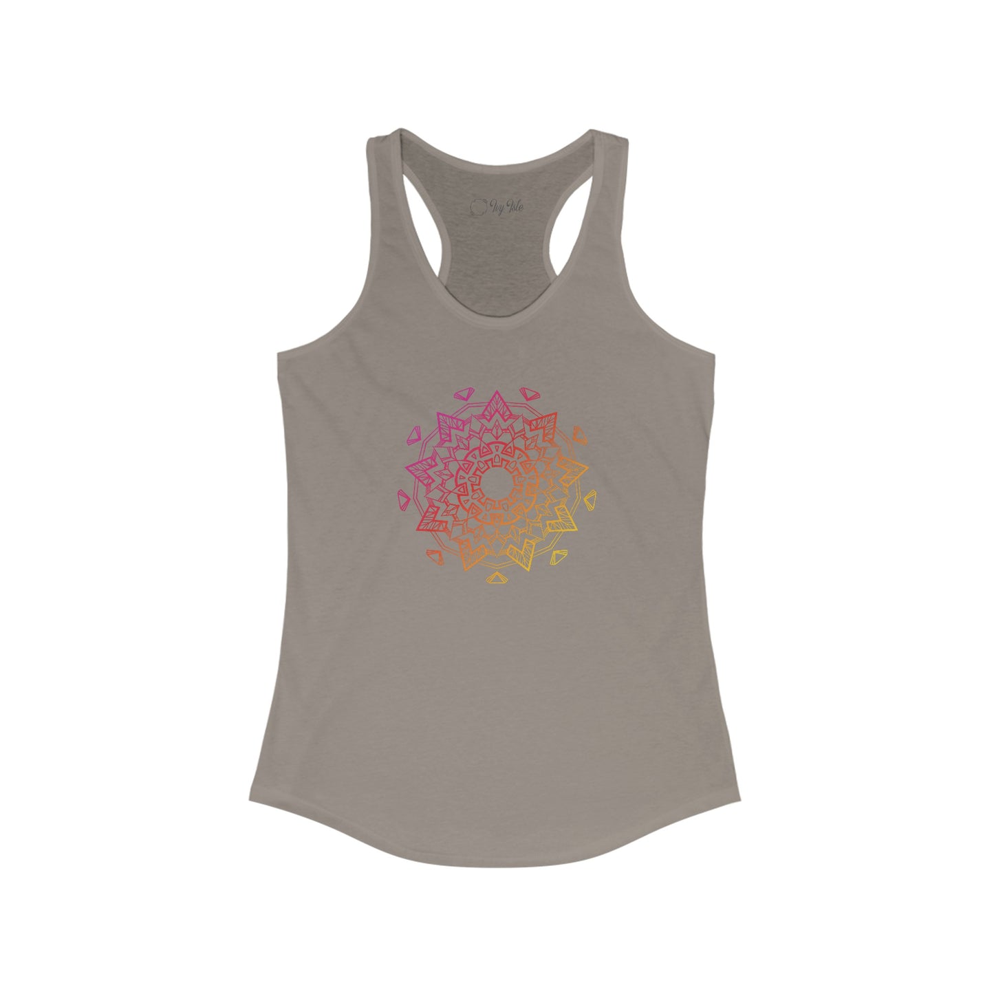 Colorful Mandala Racerback Tank (006)
