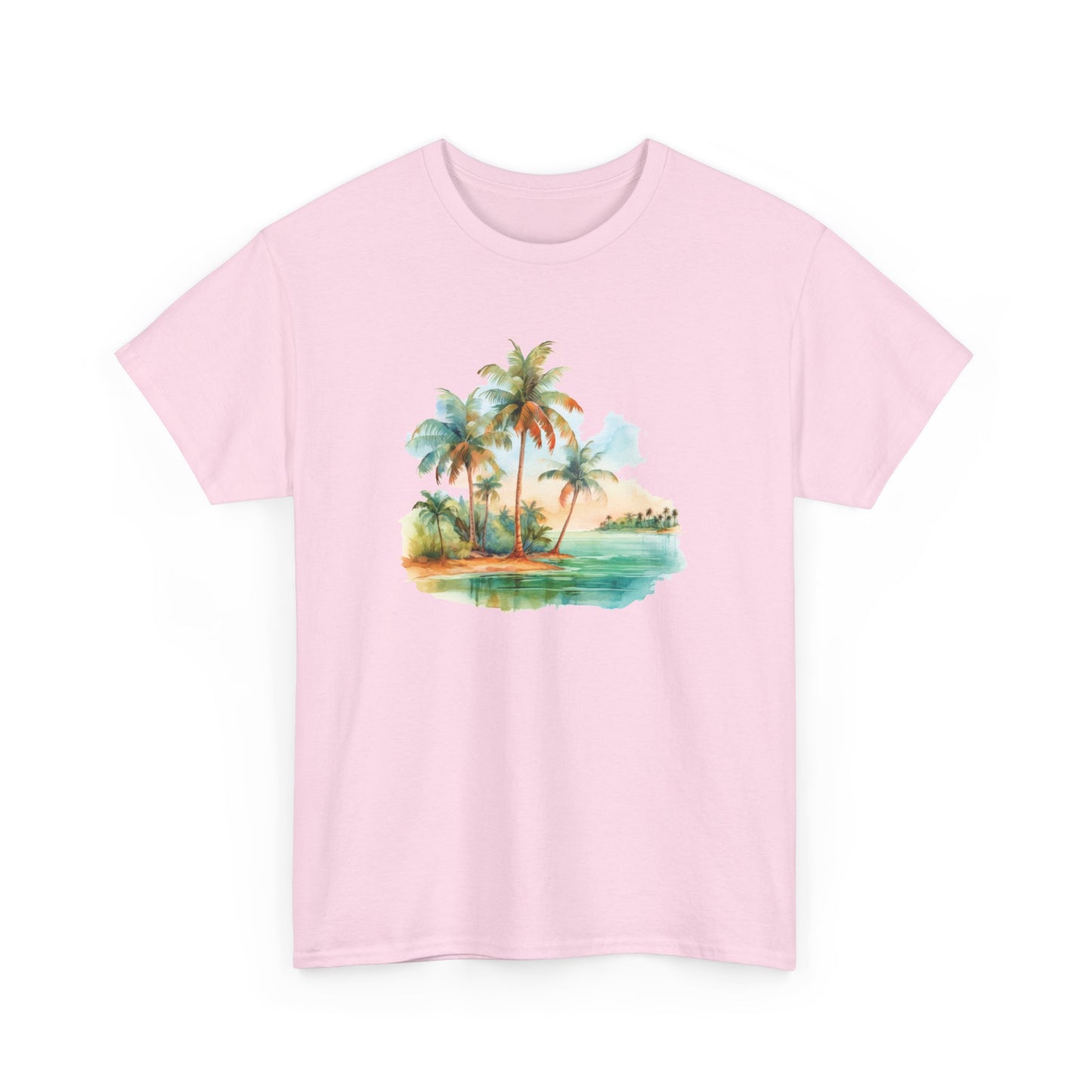 Watercolor Beach Short Sleeve Tee