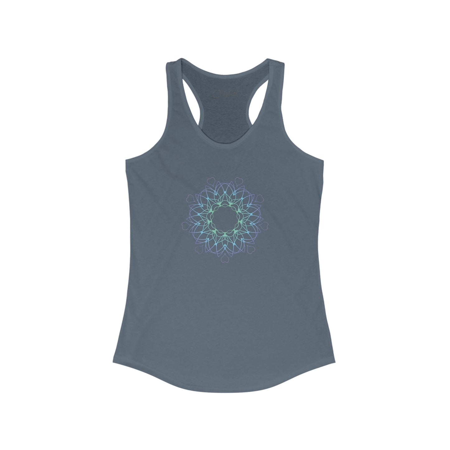 Colorful Mandala Racerback Tank (007)
