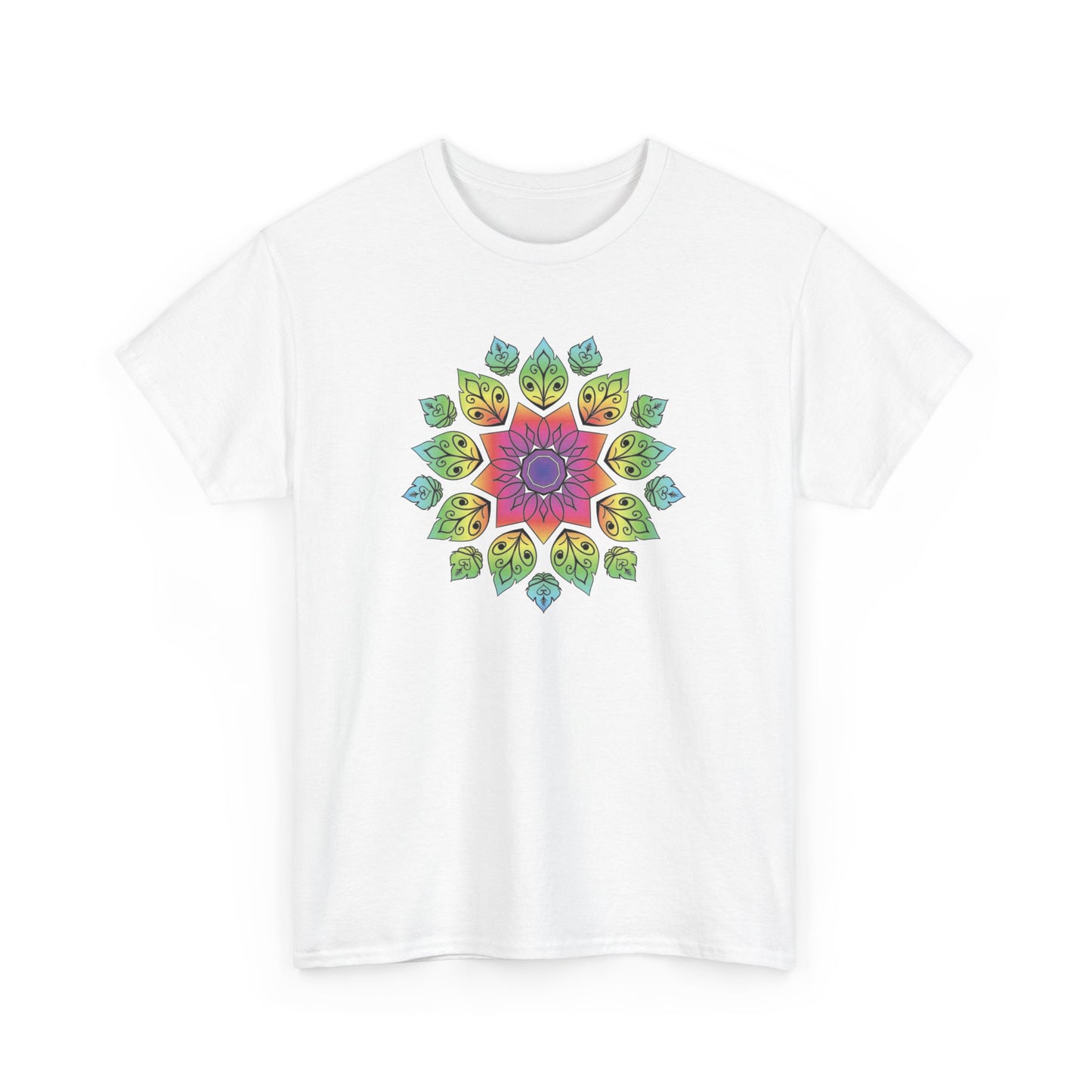 Colorful Mandala Short Sleeve Tee (004)