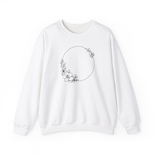 Flowers Circle Sweatshirt