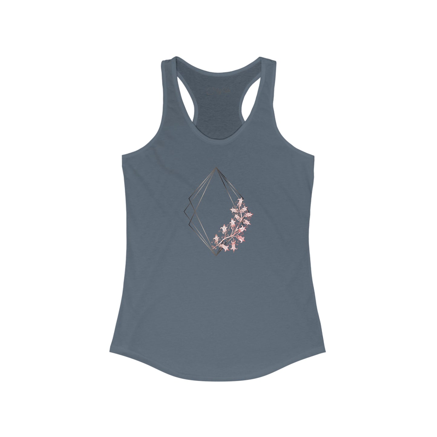 Floral Diamond Racerback Tank