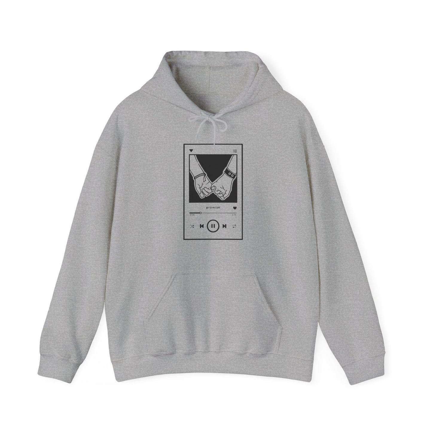 Media Player Hooded Sweatshirt