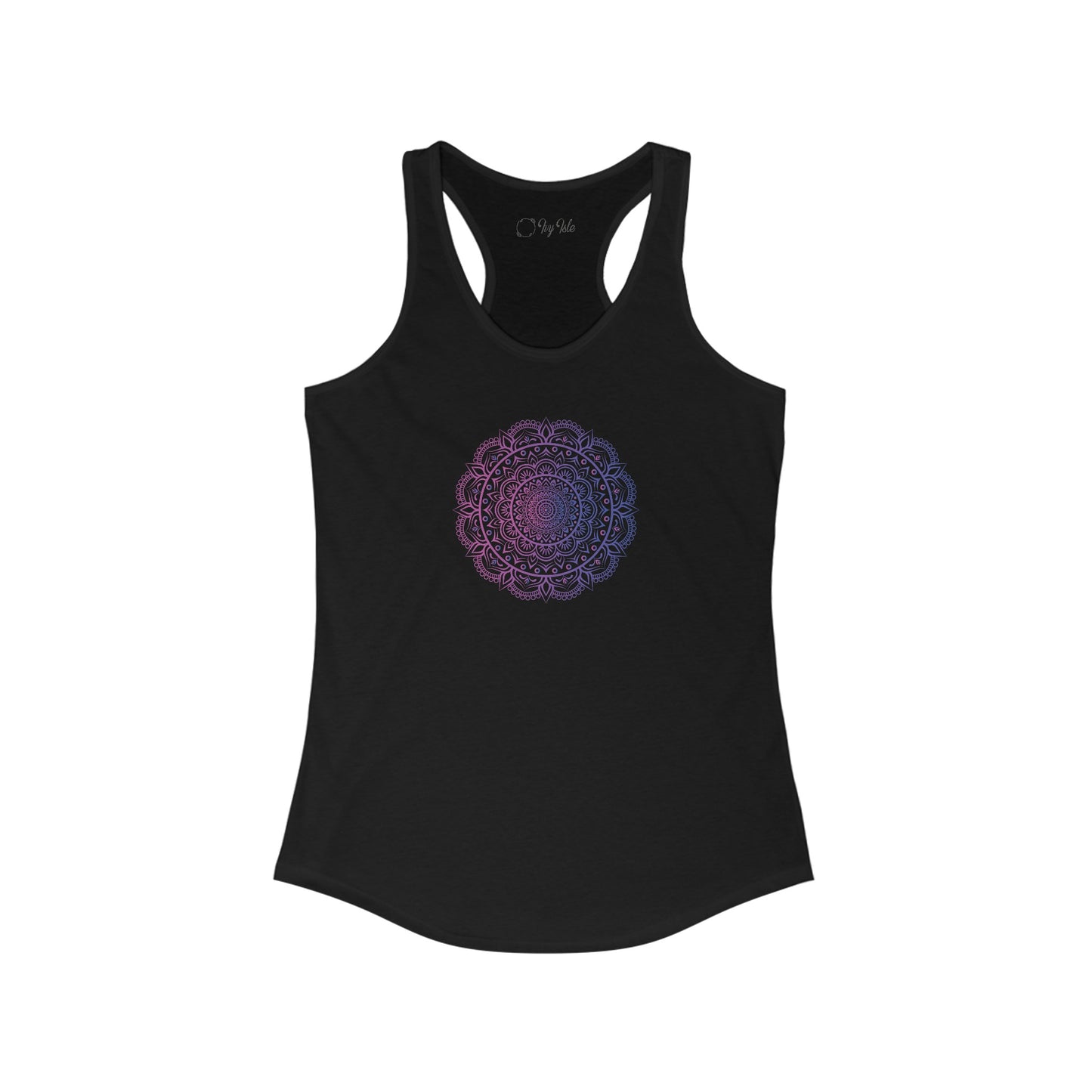 Colorful Mandala Racerback Tank (017)