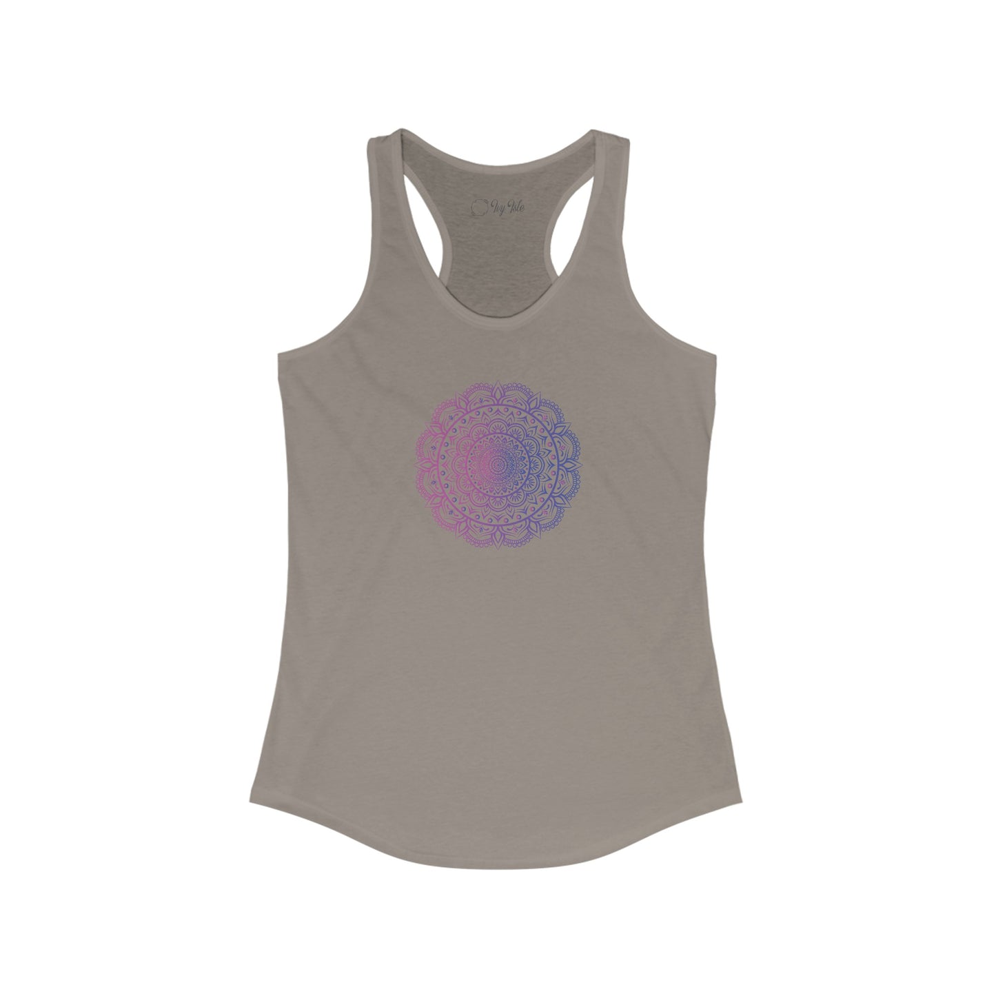 Colorful Mandala Racerback Tank (017)