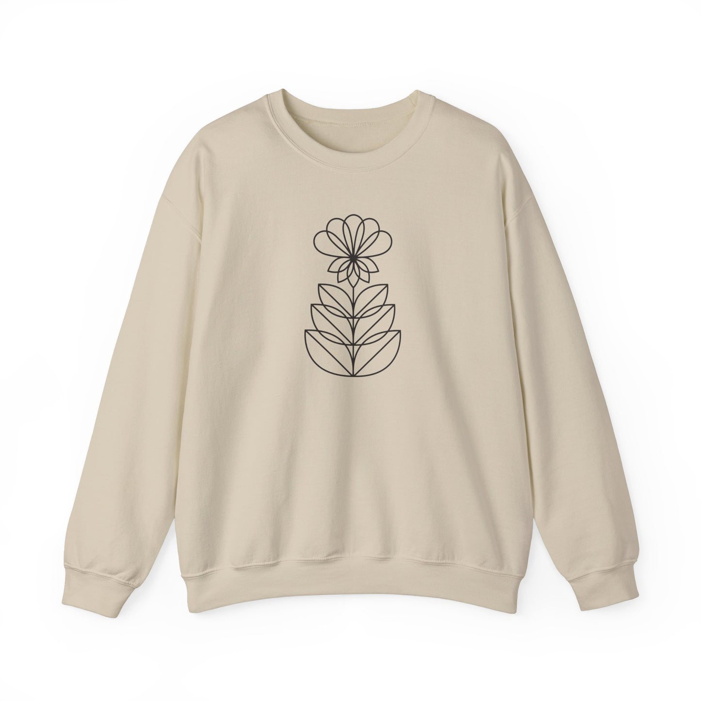 Abstract Flower Sweatshirt