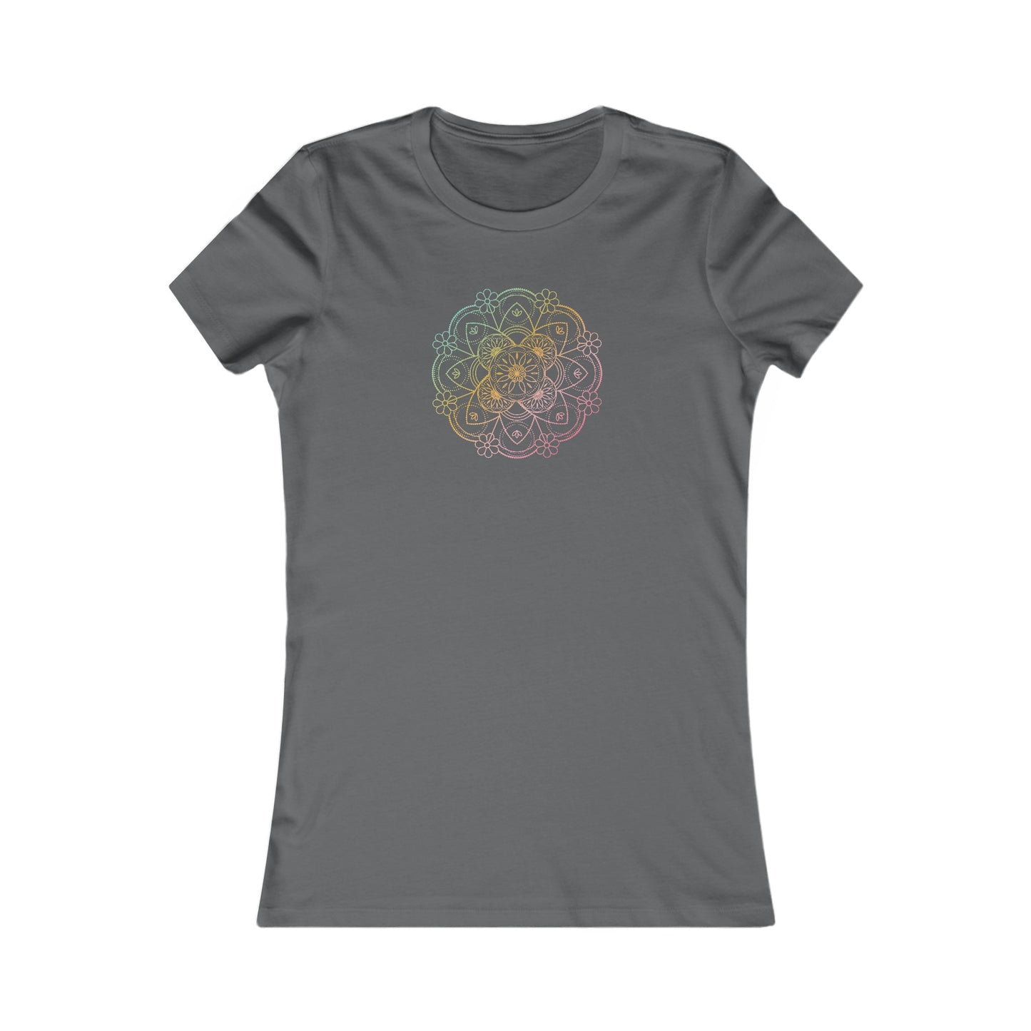 Colorful Mandala Fitted Tee (041)