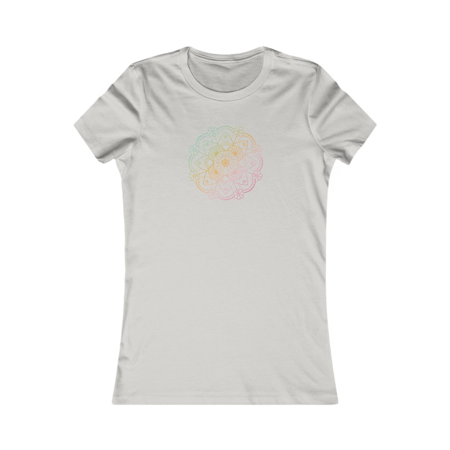 Colorful Mandala Fitted Tee (041)