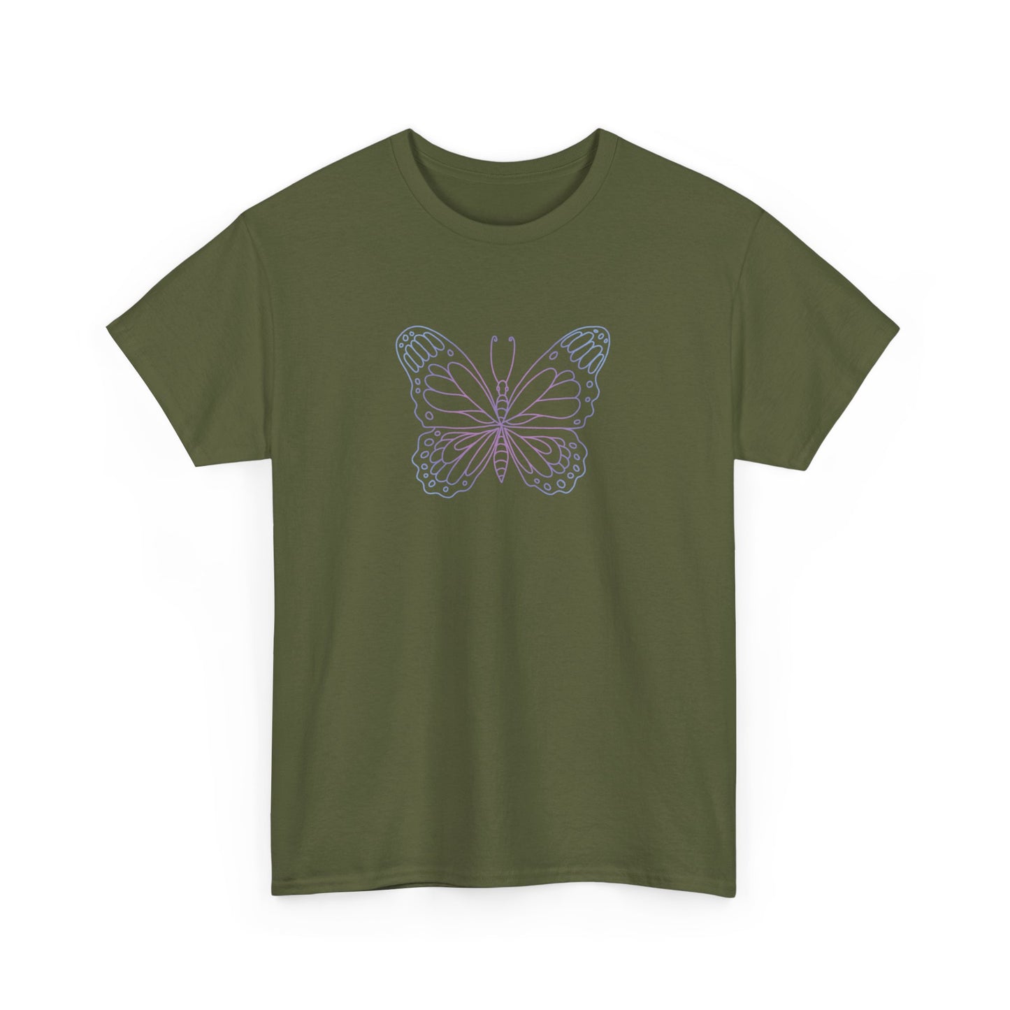 Colorful Butterfly Short Sleeve Tee