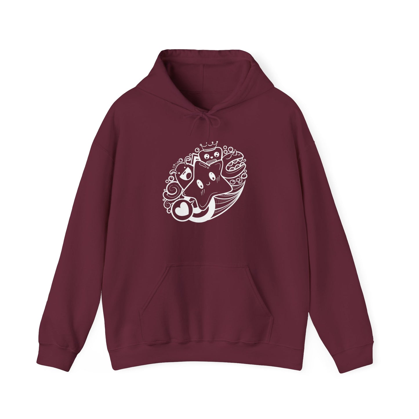 Cute Characters Hooded Sweatshirt