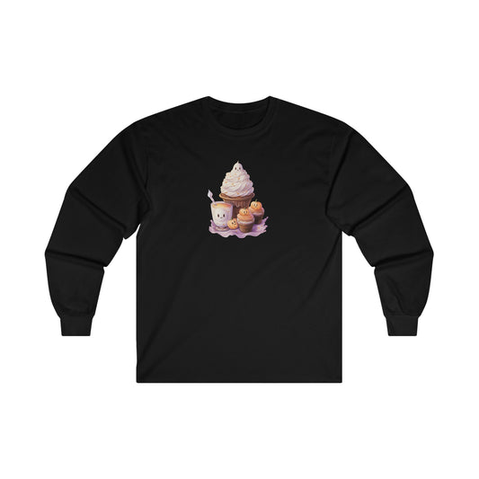 Cute Halloween Cupcakes Long Sleeve Tee