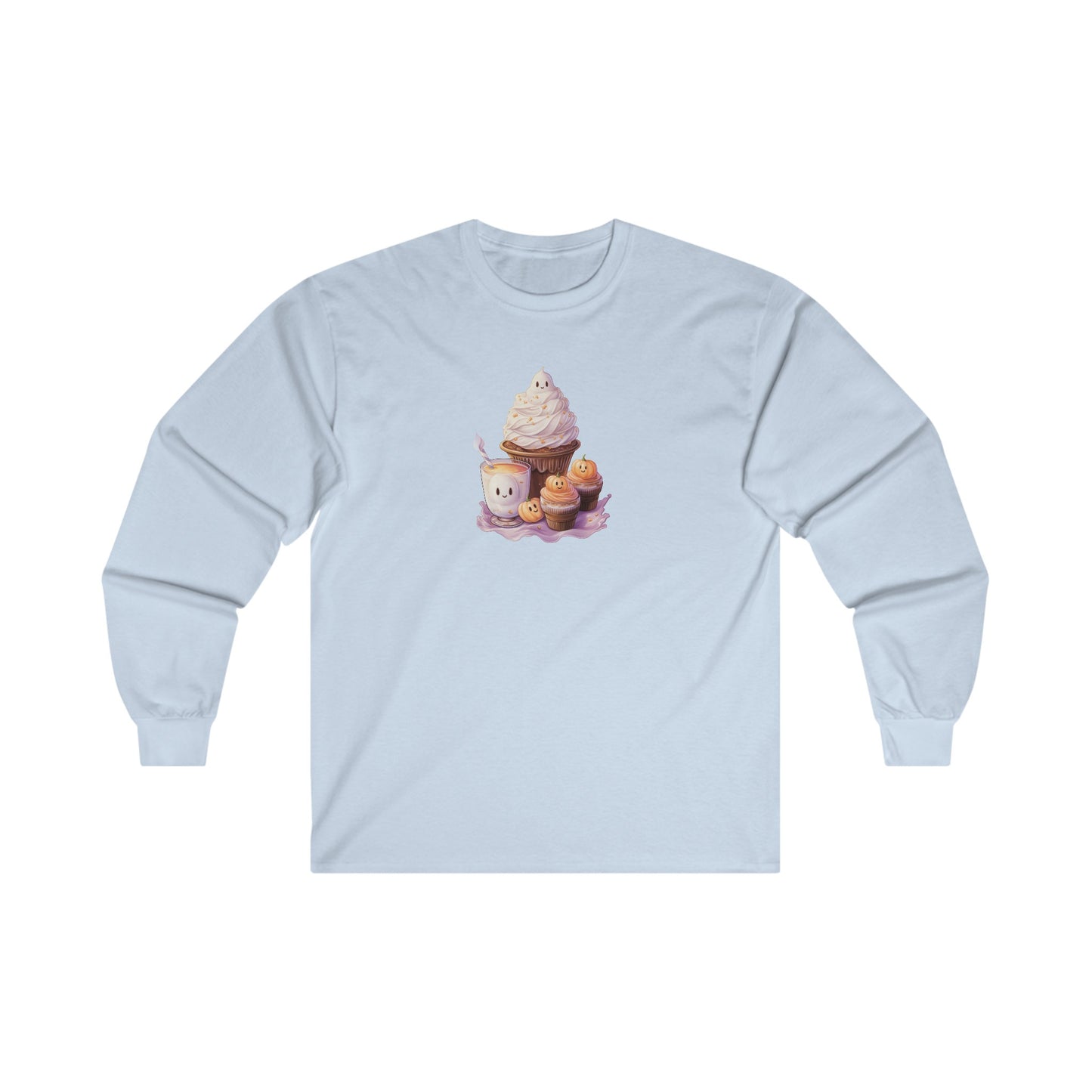 Cute Halloween Cupcakes Long Sleeve Tee