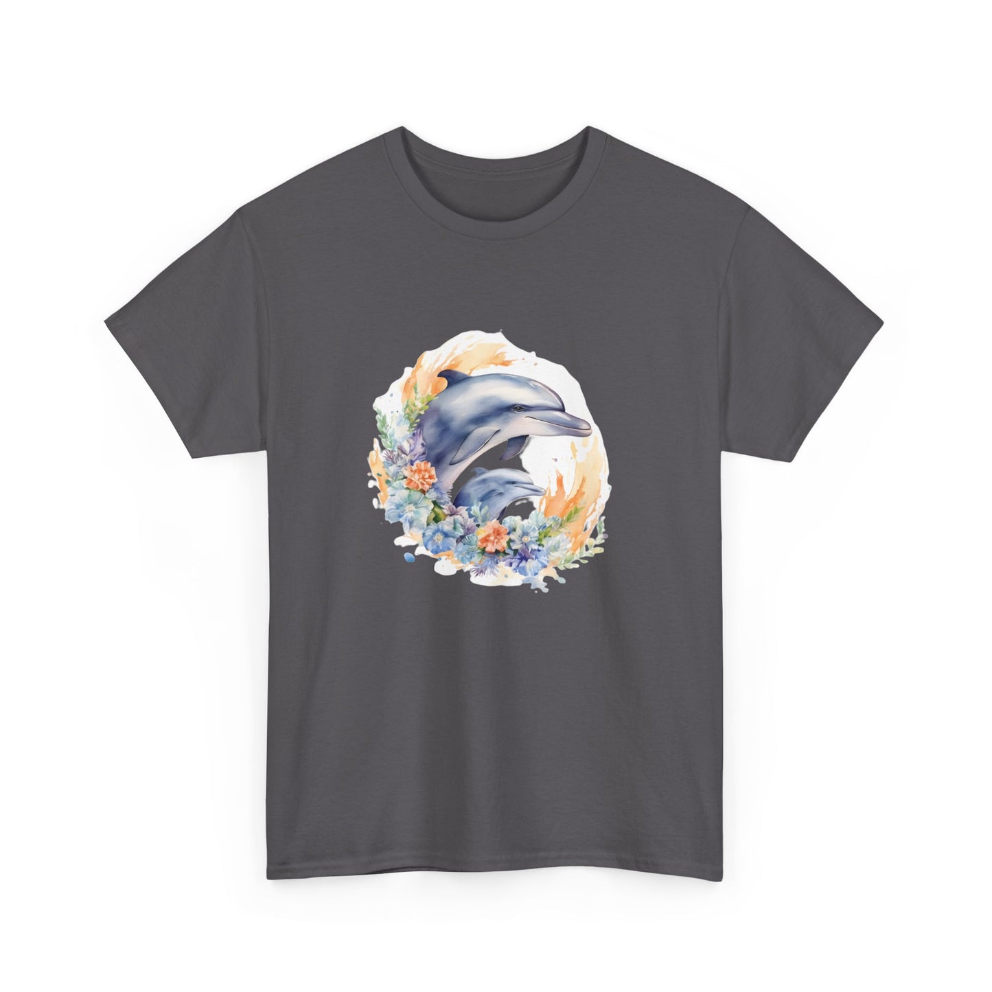 Watercolor Dolphins Short Sleeve Tee