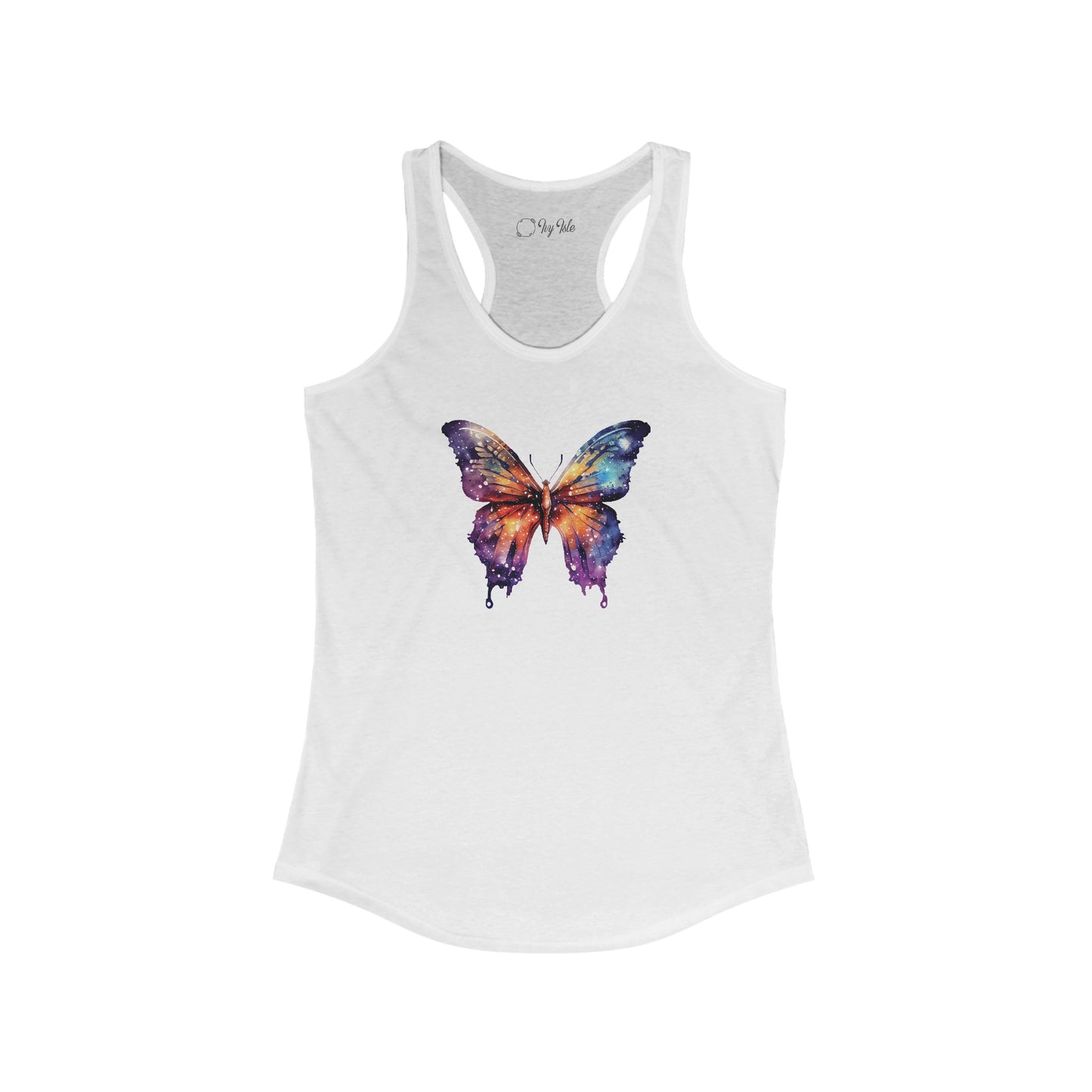 Galaxy Butterfly Racerback Tank