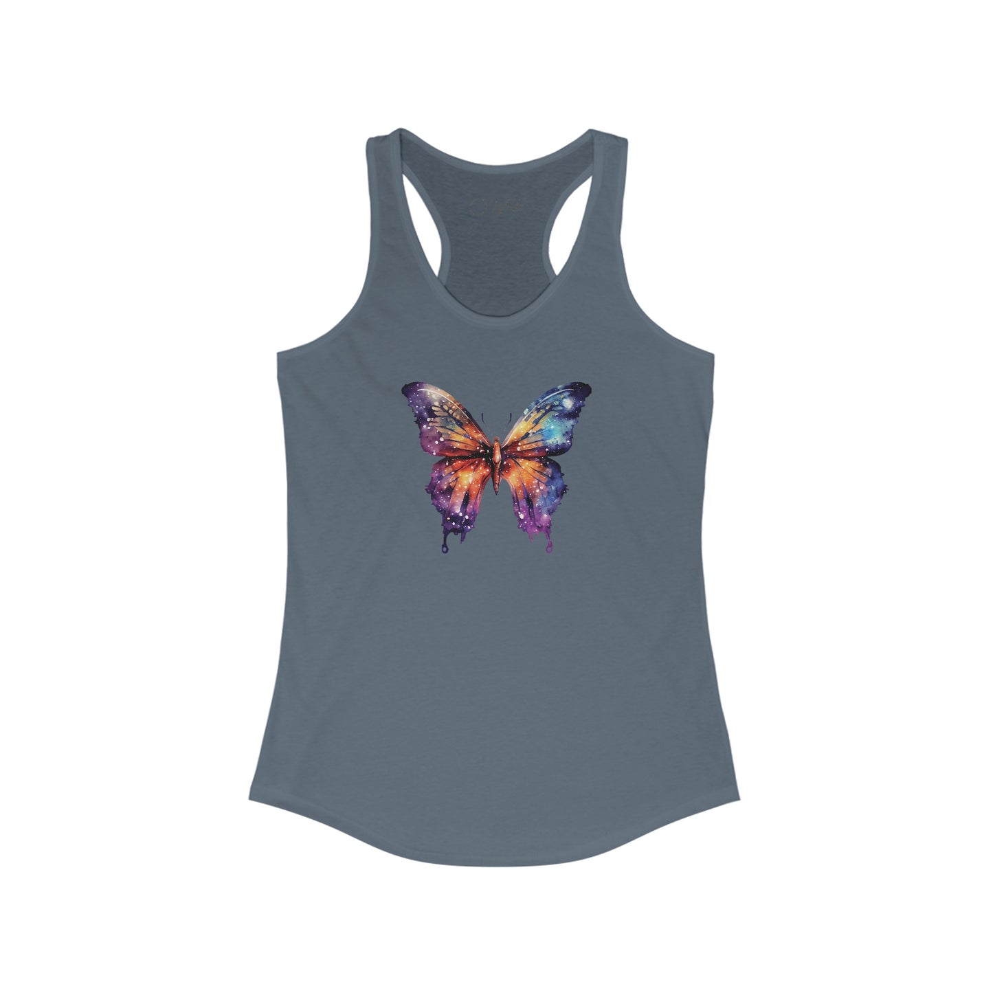 Galaxy Butterfly Racerback Tank