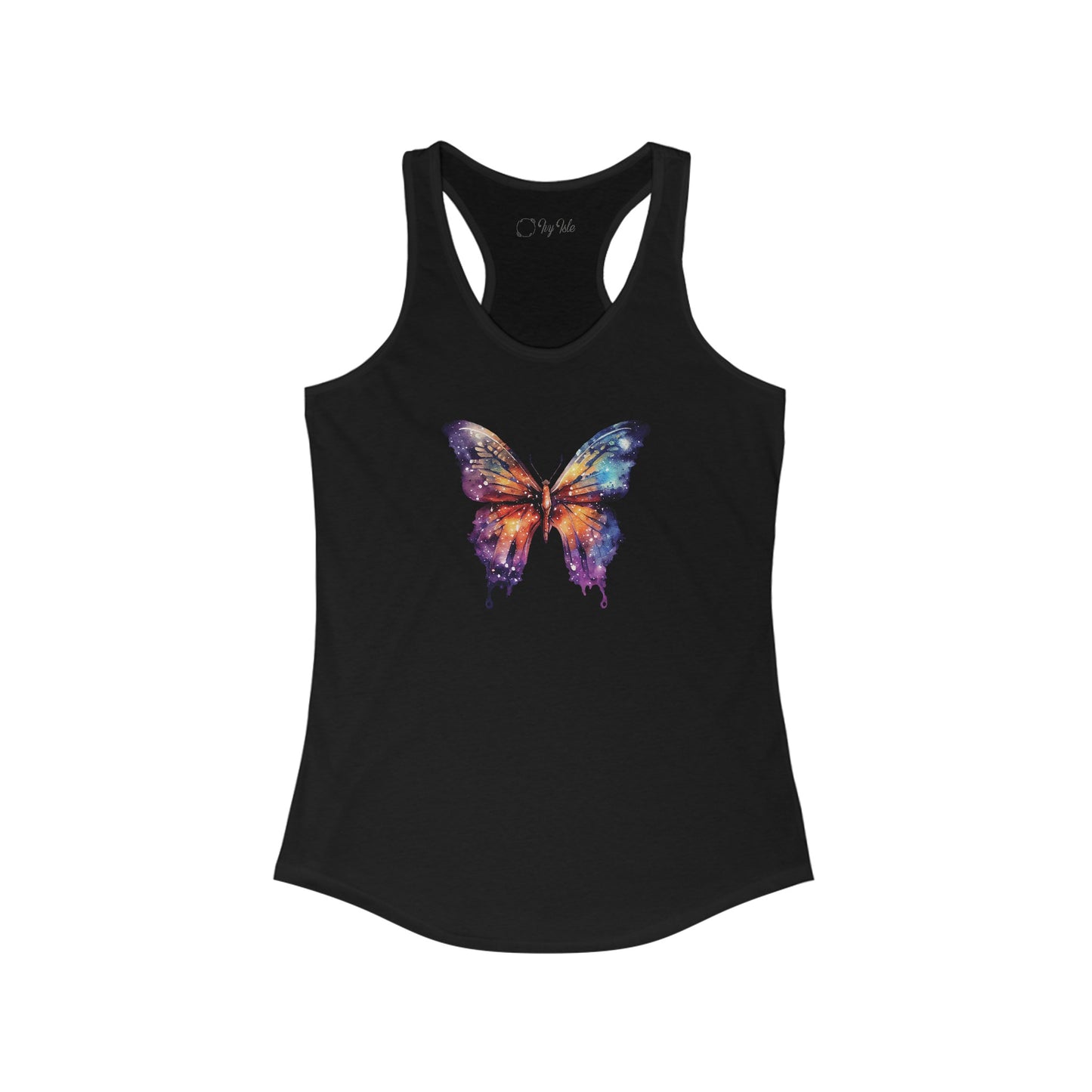 Galaxy Butterfly Racerback Tank