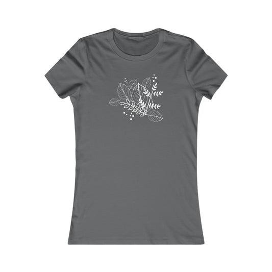 Leafy Fitted Tee