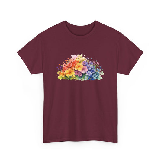 Colorful Flowers Short Sleeve Tee