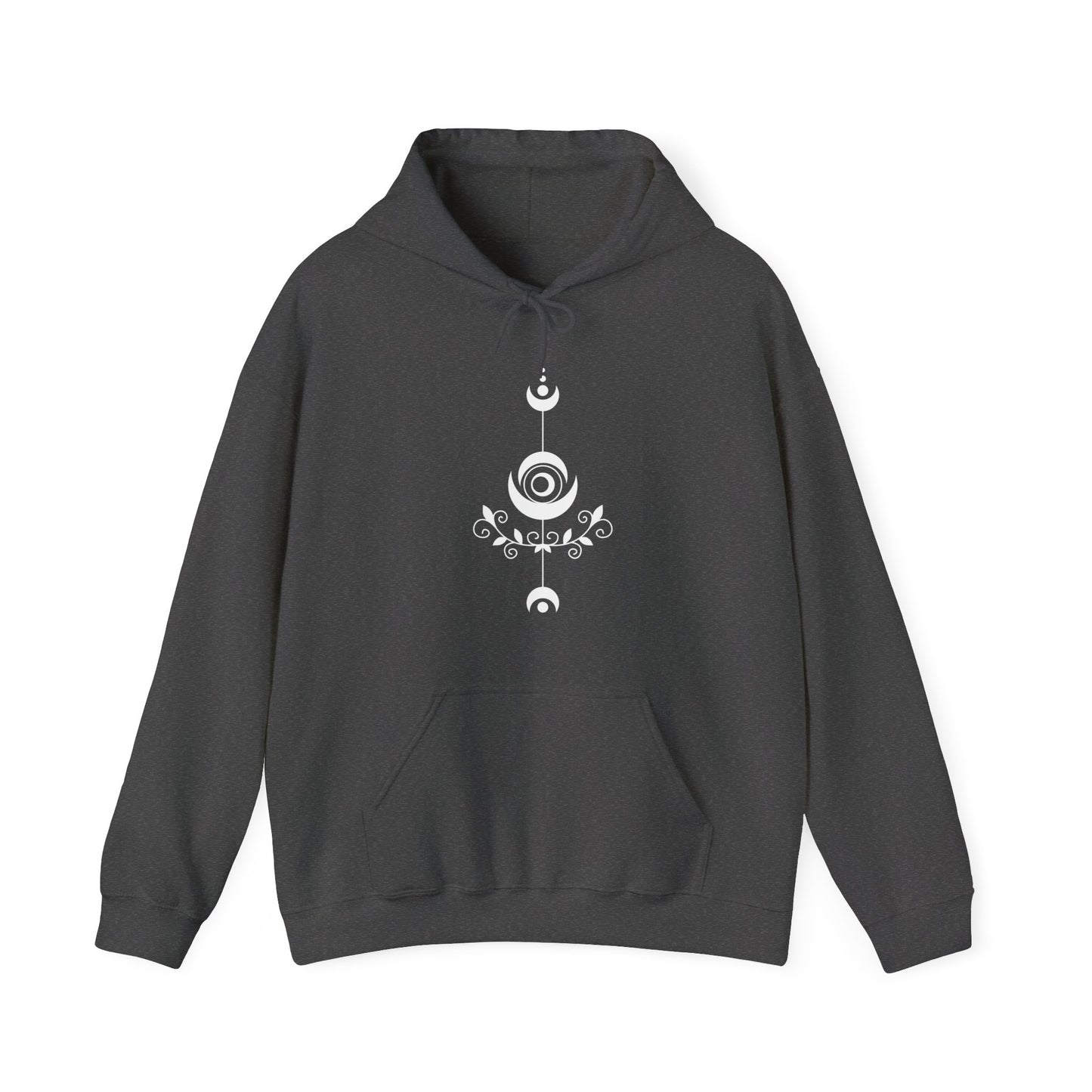 Decorative Moons Hooded Sweatshirt