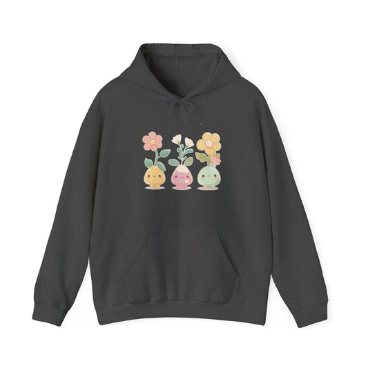 Cute Flower Set Hooded Sweatshirt
