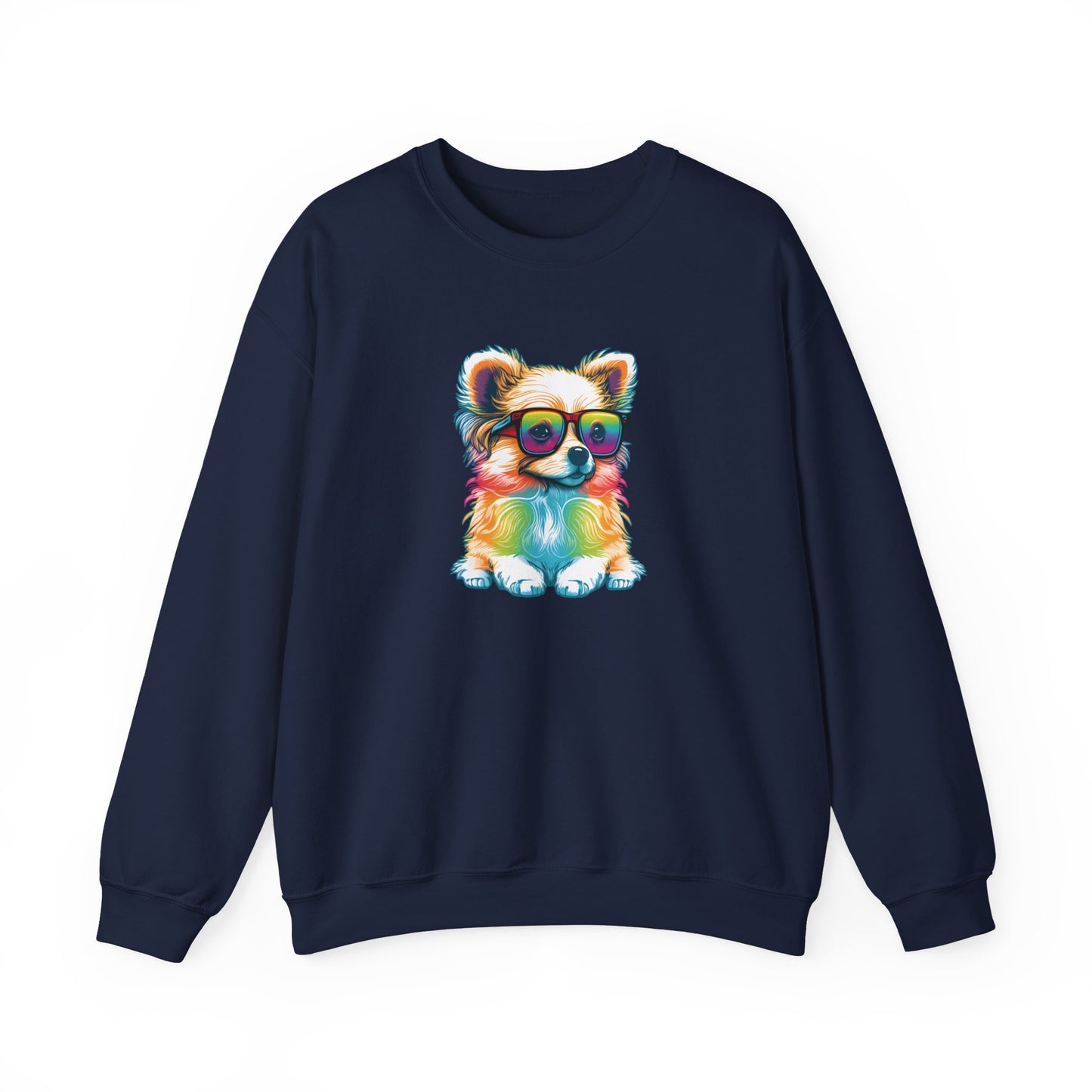 Dog with Sunglasses Sweatshirt 004