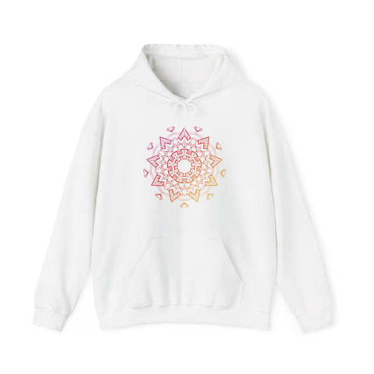 Colorful Mandala Hooded Sweatshirt (006)