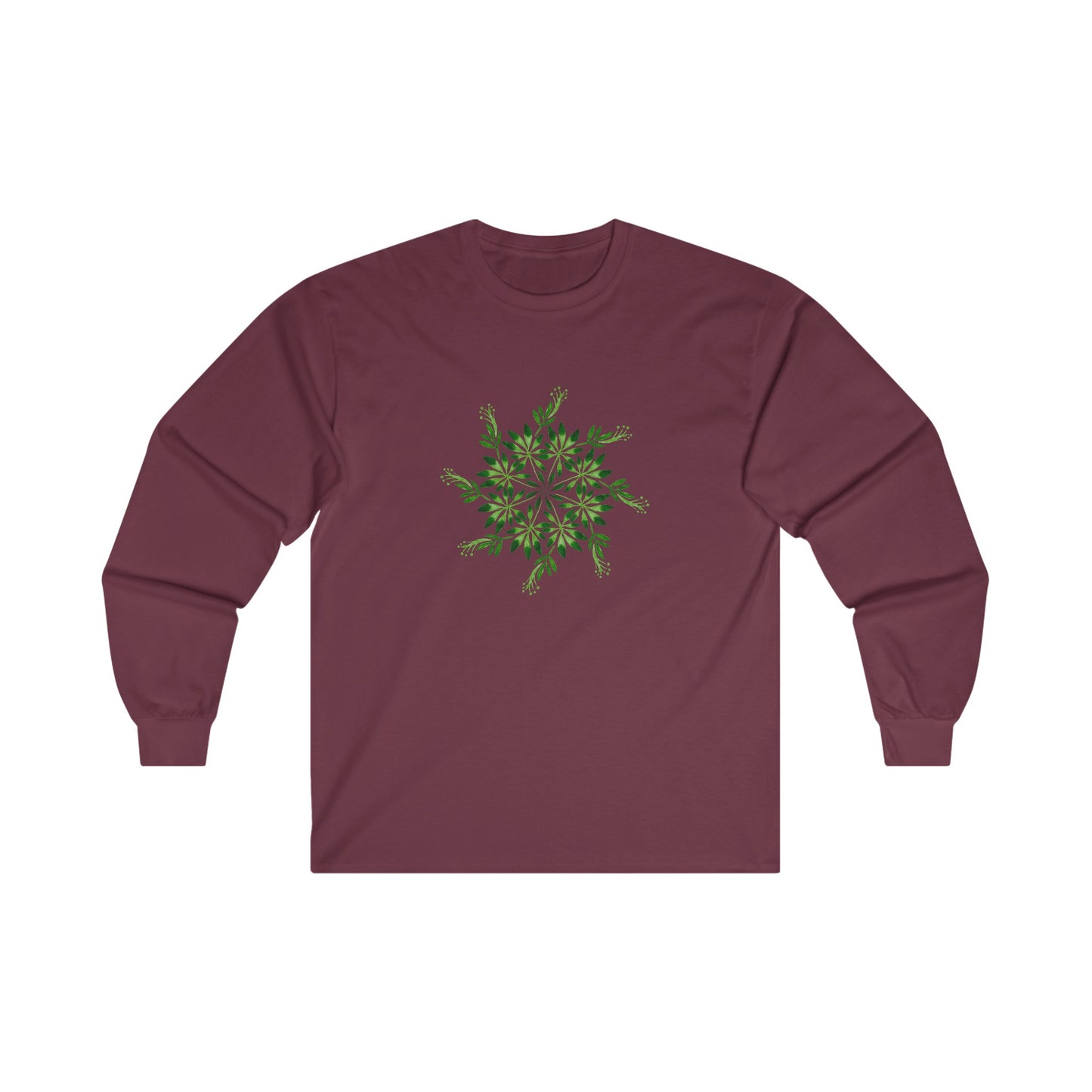 Leaf Mandala Long Sleeve Tee