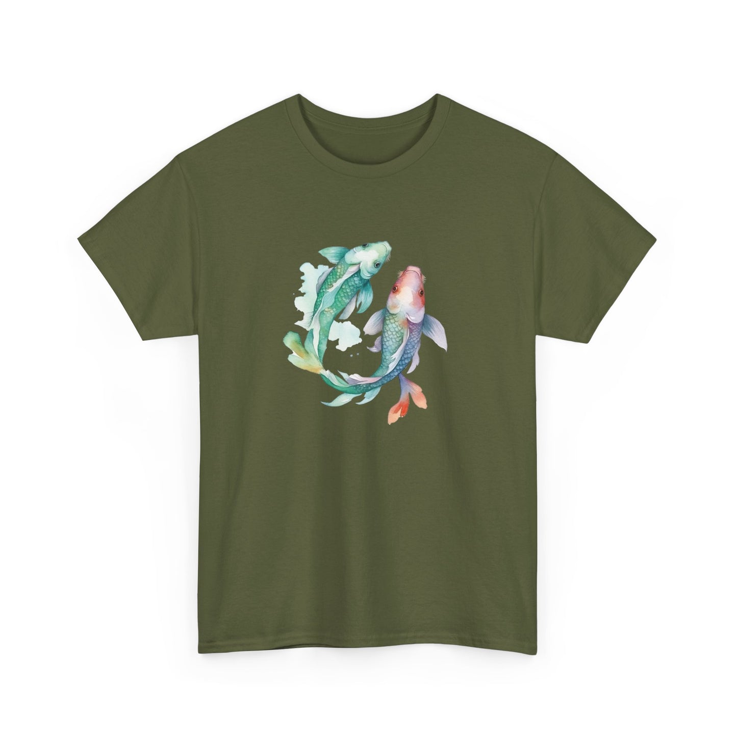 Watercolor Fish Short Sleeve Tee