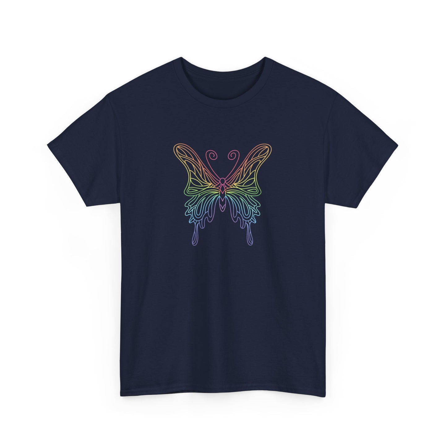 Colorful Pretty Butterfly Short Sleeve Tee