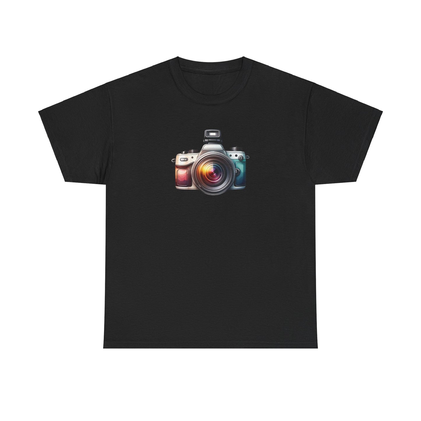 Colorful Camera Short Sleeve Tee