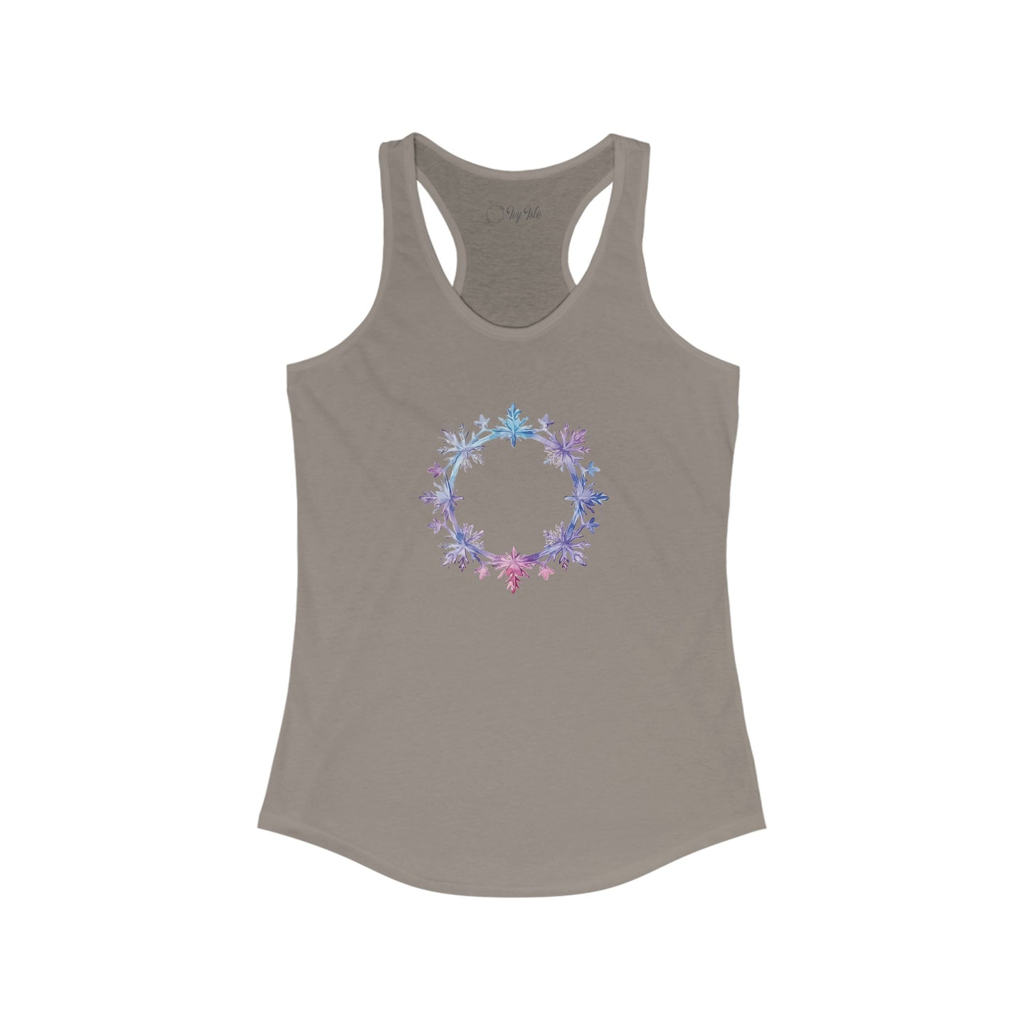Snowflake Circle Racerback Tank