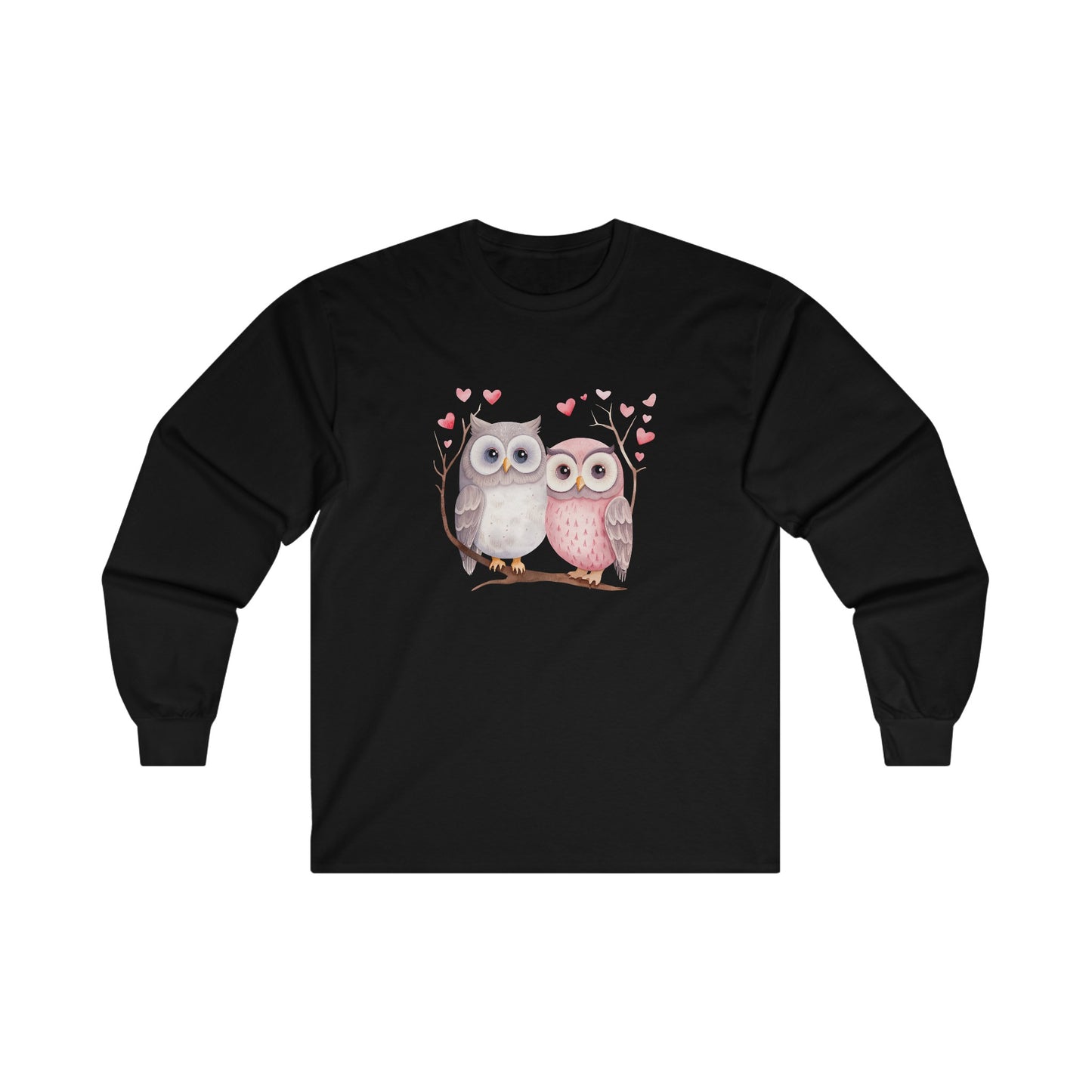 Cute Owls Long Sleeve Tee