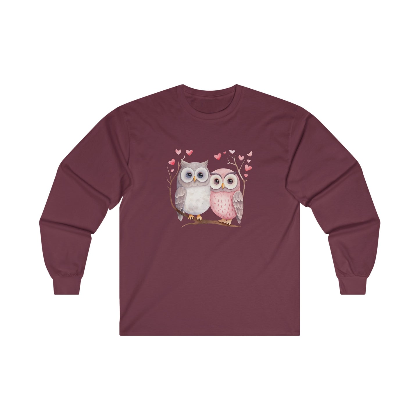 Cute Owls Long Sleeve Tee