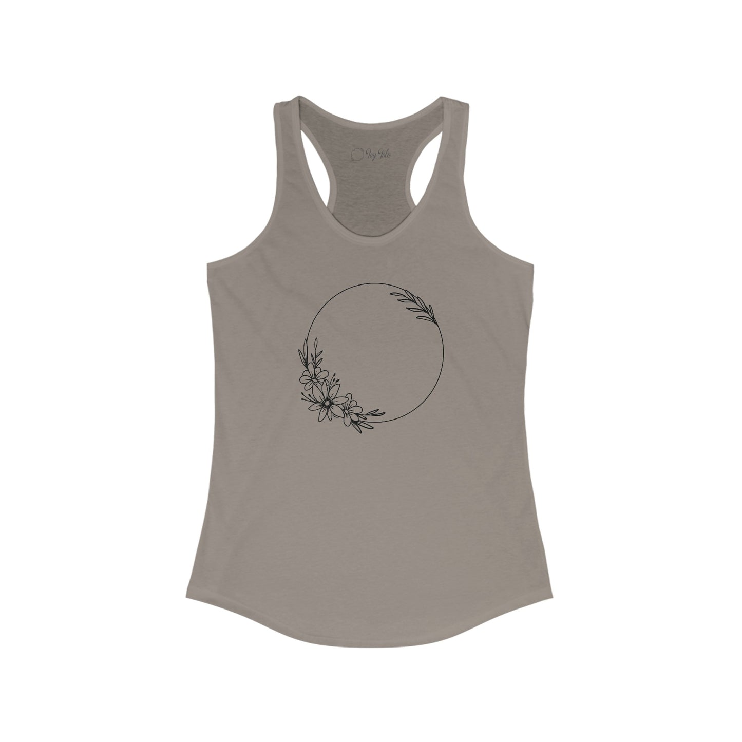 Flower Circle Racerback Tank