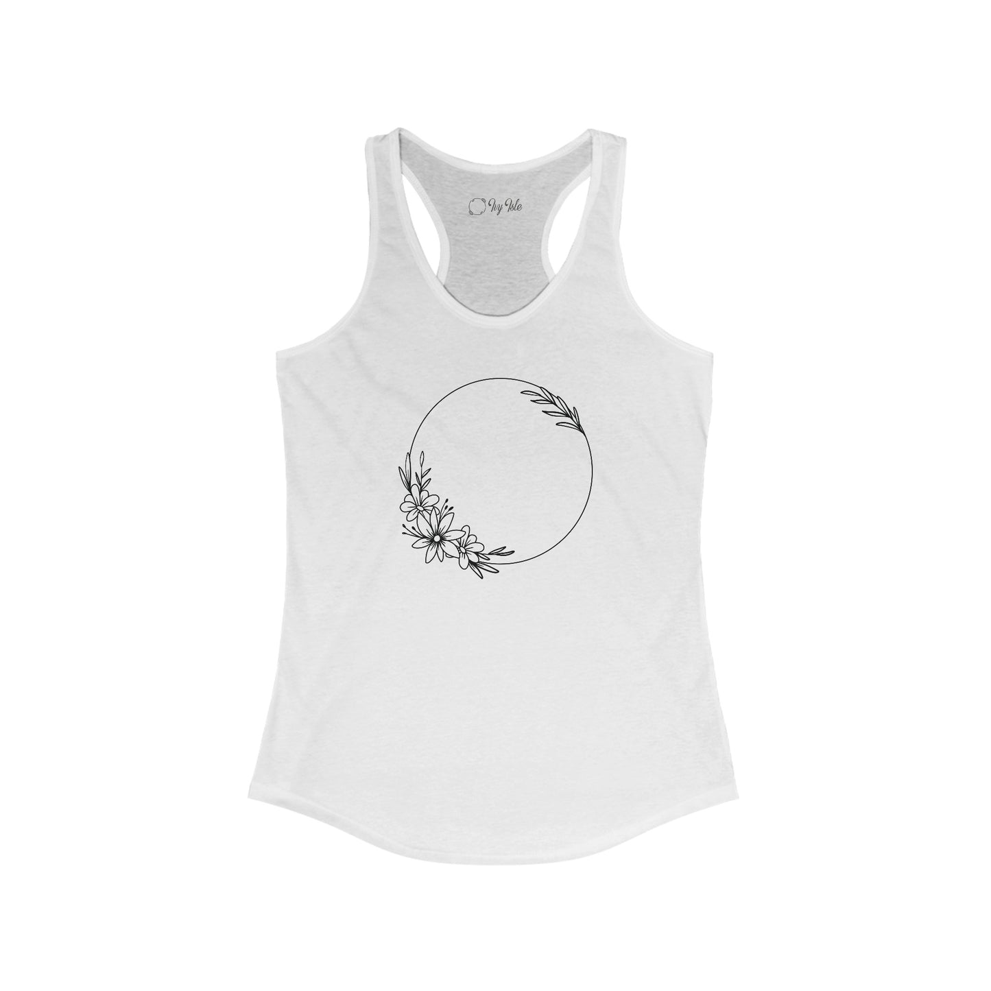 Flower Circle Racerback Tank