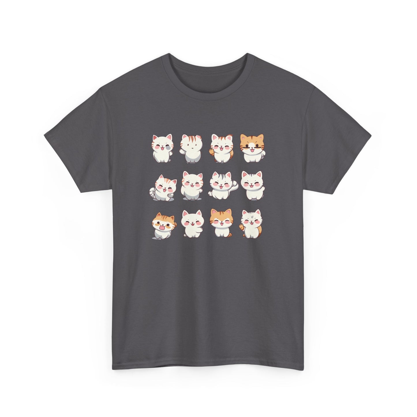 Cute Cat Set Short Sleeve Tee