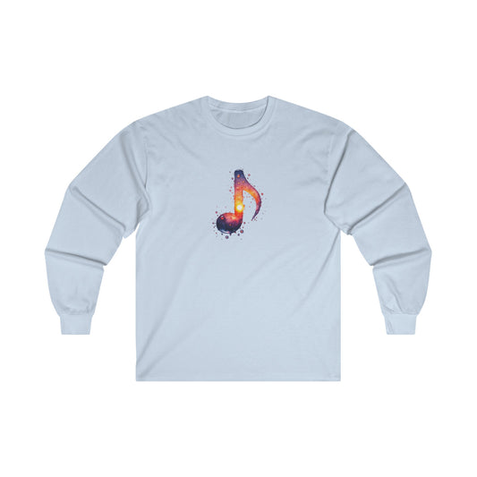 Galaxy Music Note Long Sleeve Tee