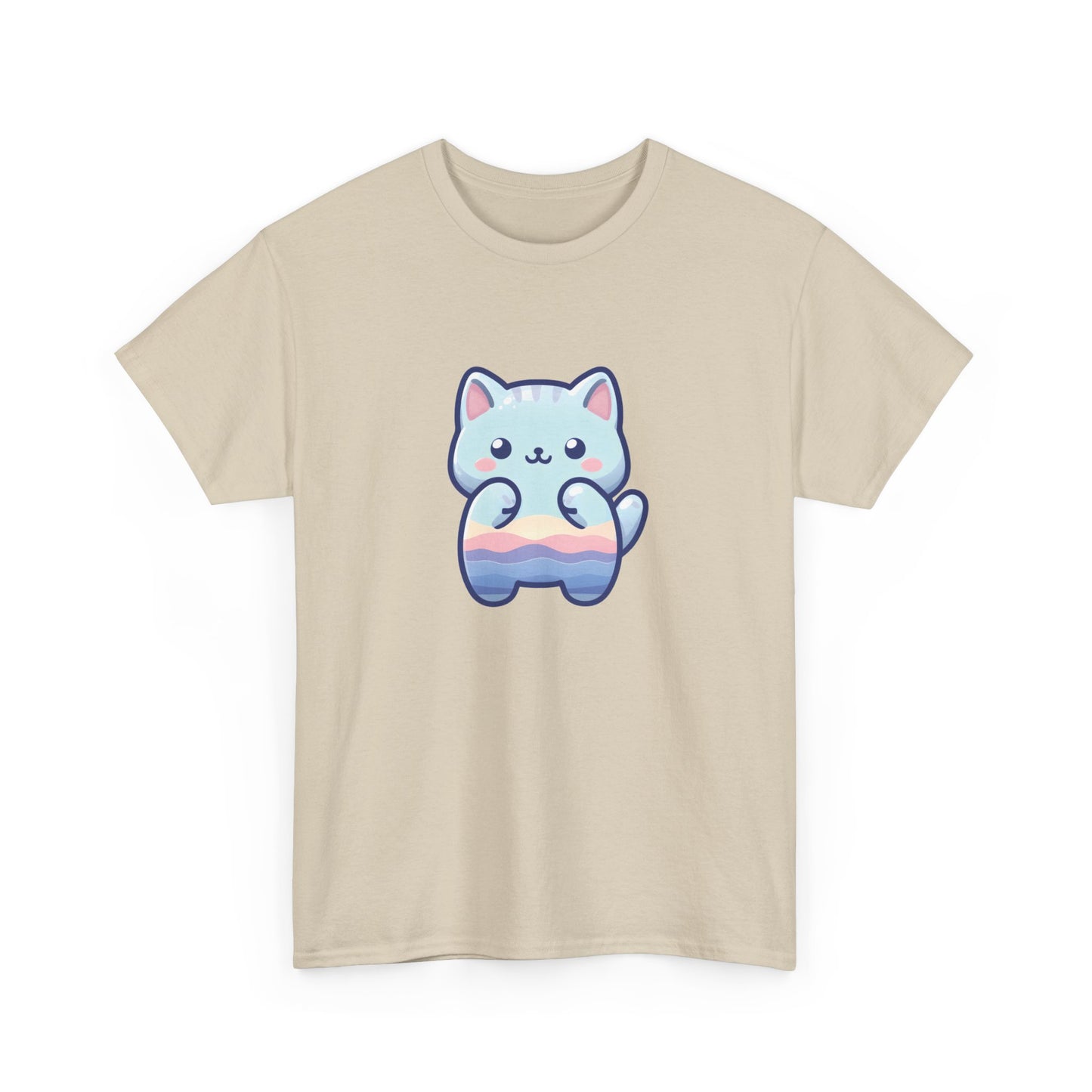 Blue Cat Short Sleeve Tee