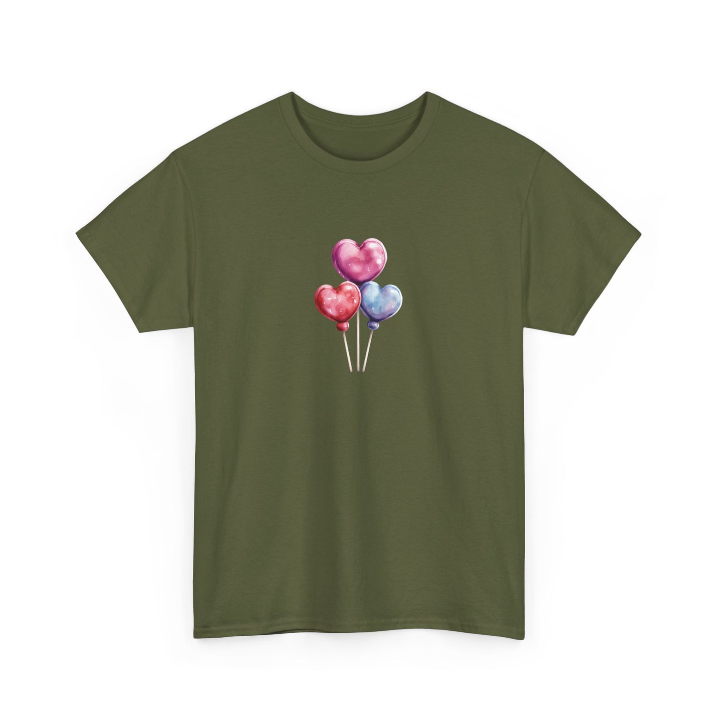 Heart Balloons Short Sleeve Tee