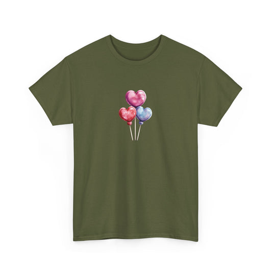 Heart Balloons Short Sleeve Tee