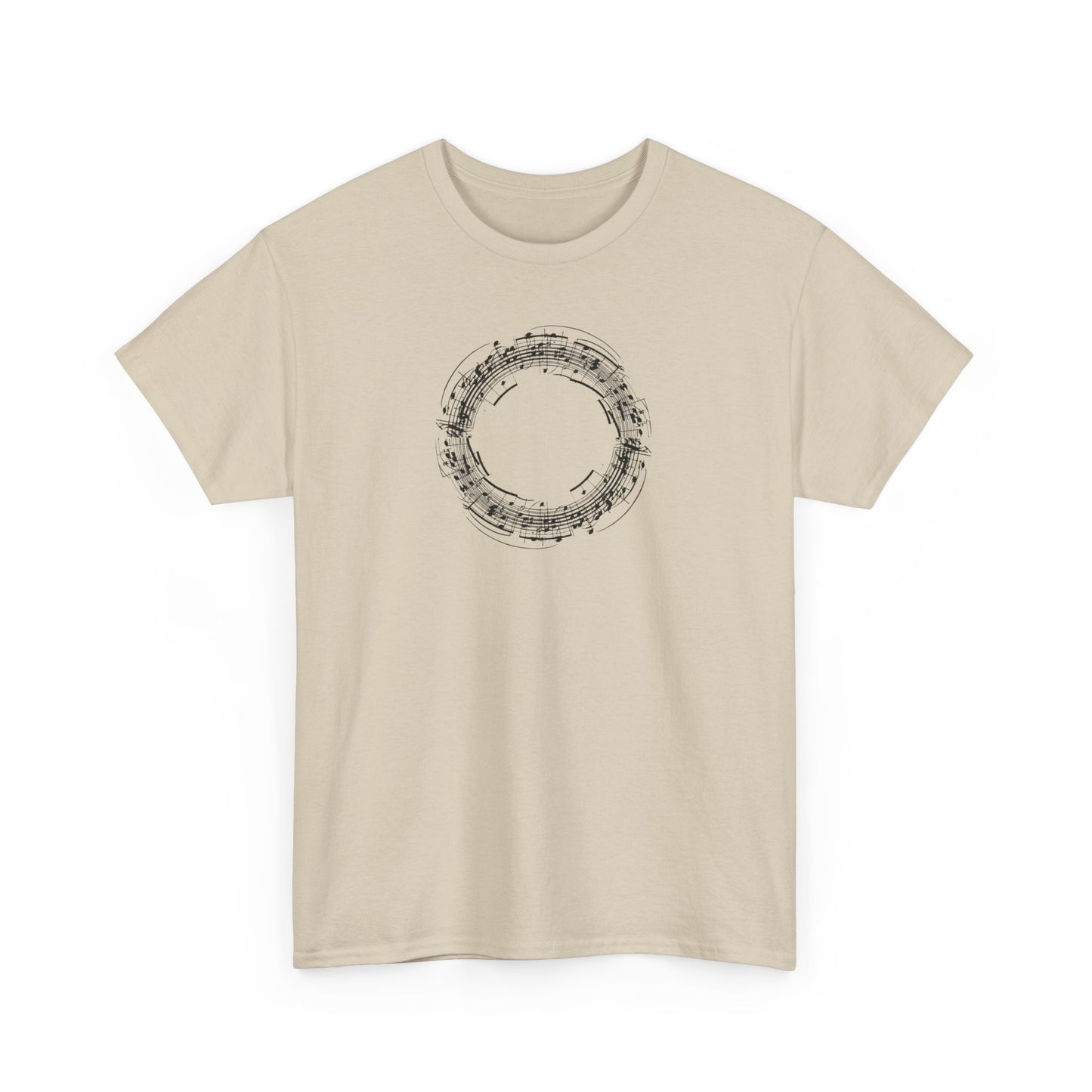 Music Note Circle Short Sleeve Tee