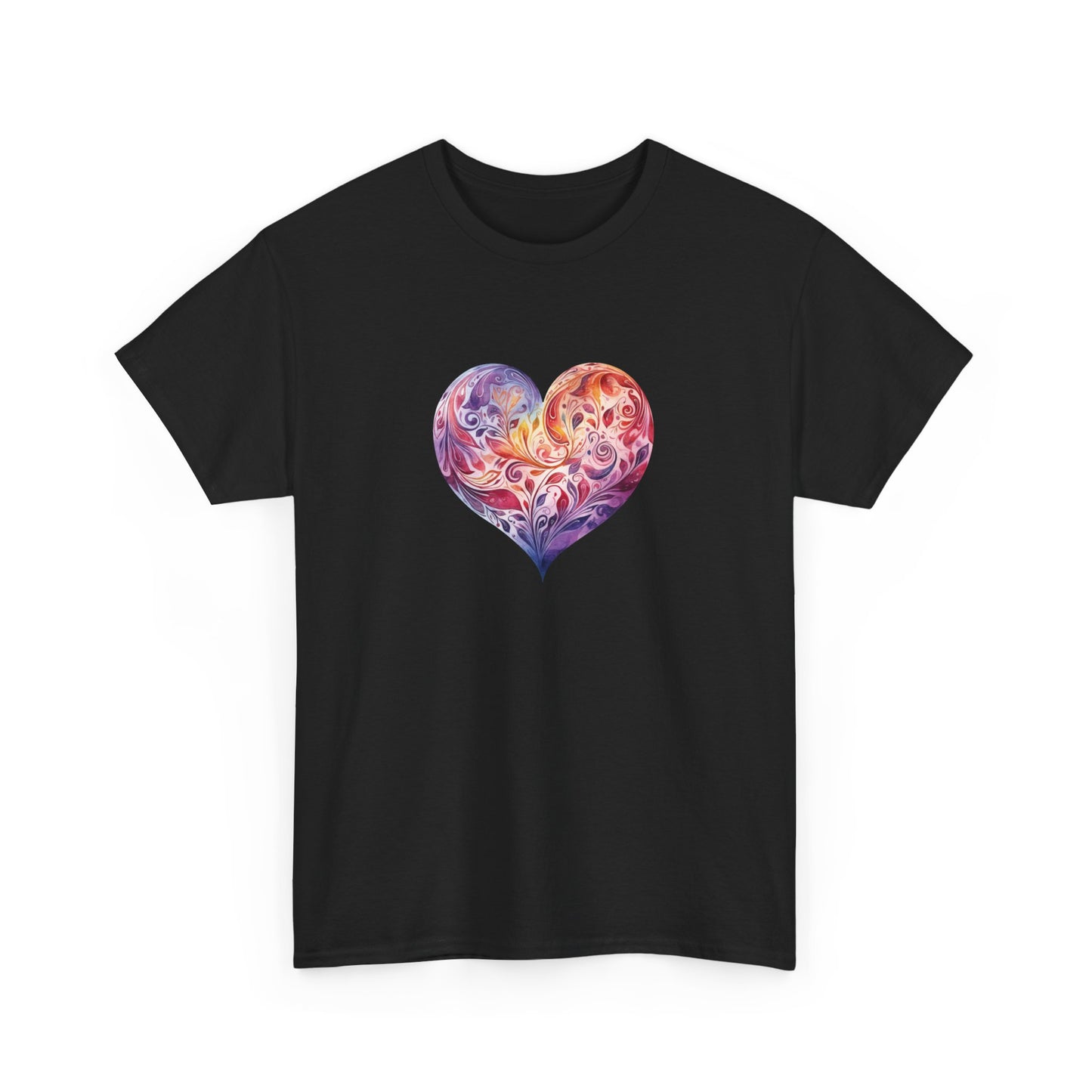 Watercolor Heart Short Sleeve Tee 003