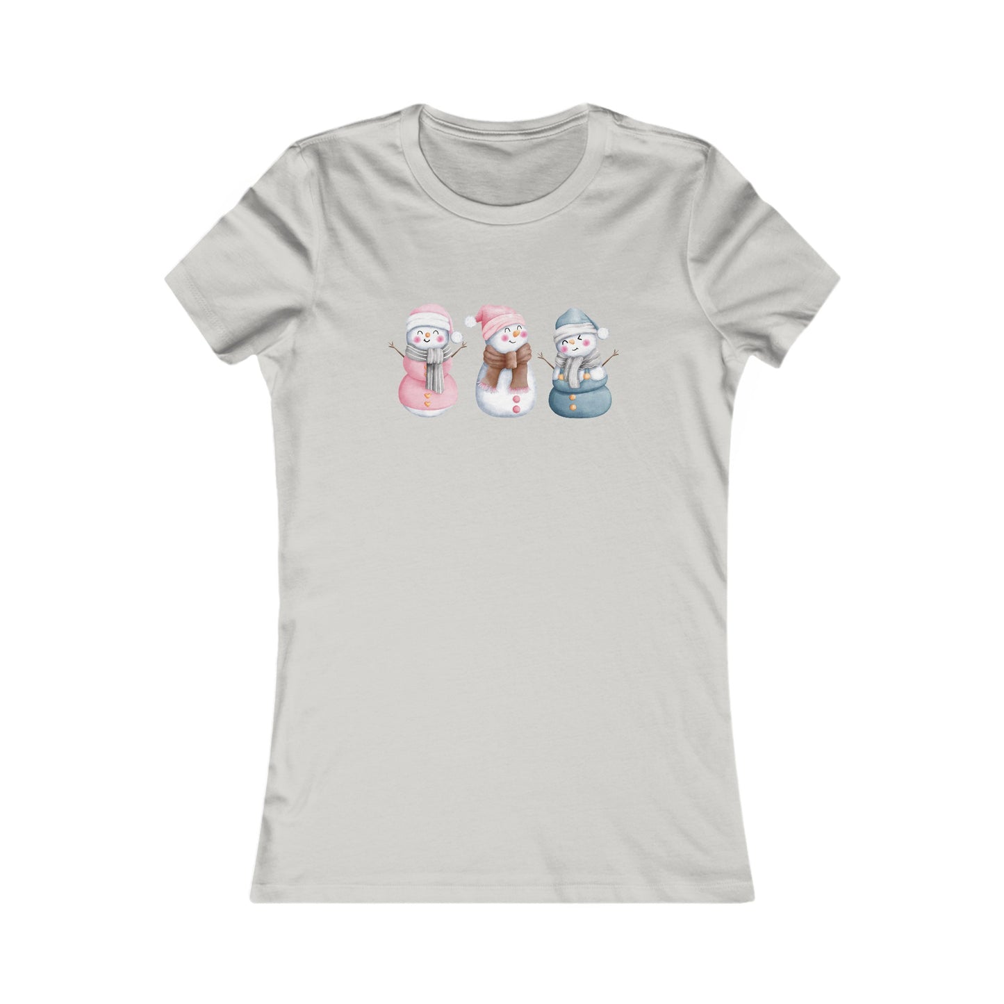 Snowman Set Fitted Tee