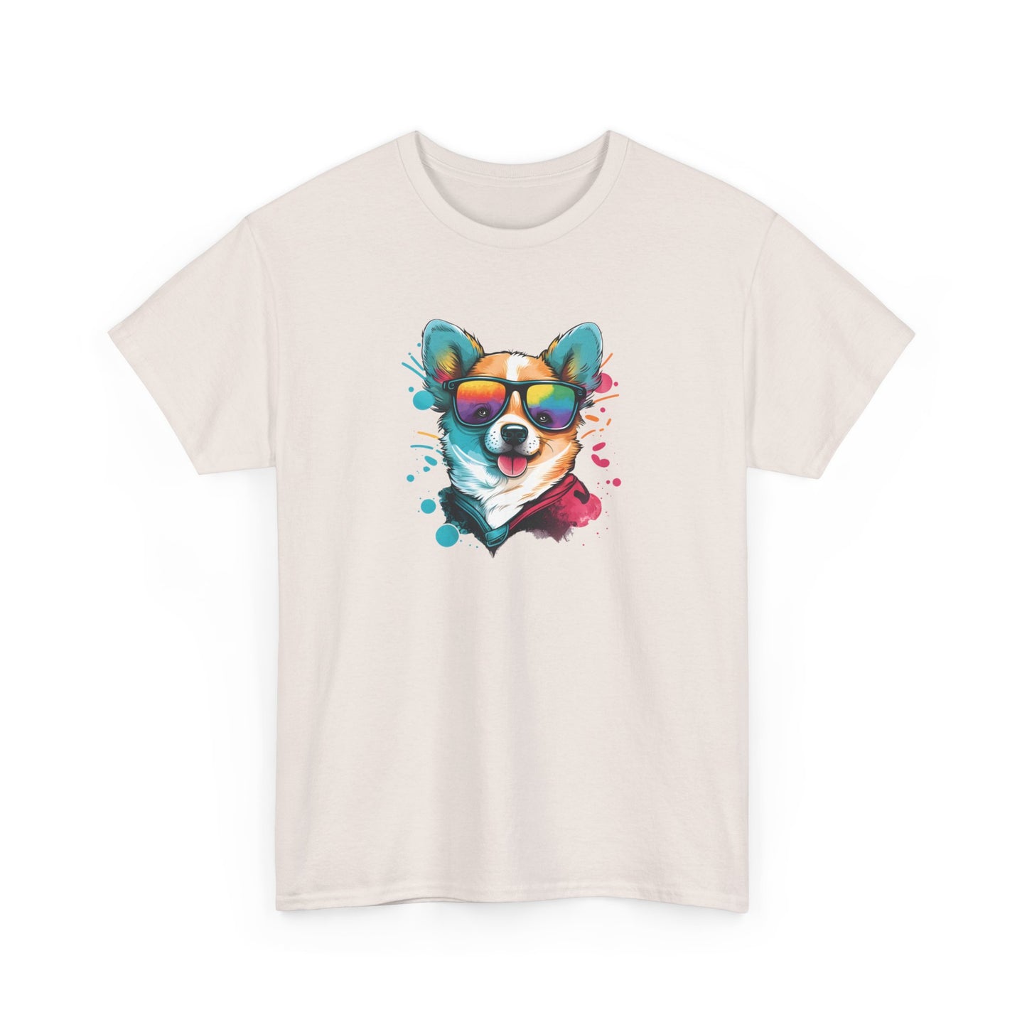 Dog with Sunglasses Short Sleeve Tee 005