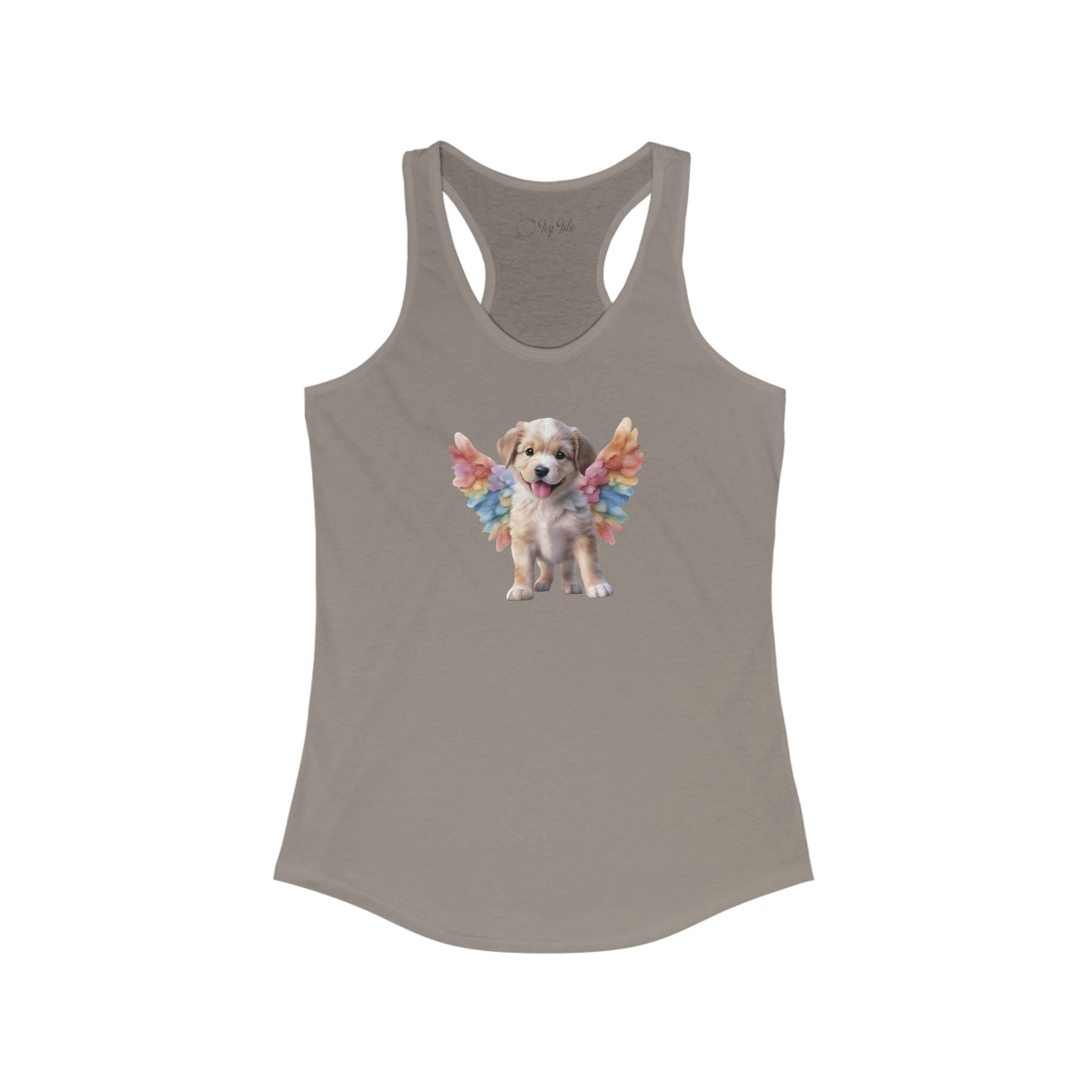 Angel Puppy Racerback Tank 002