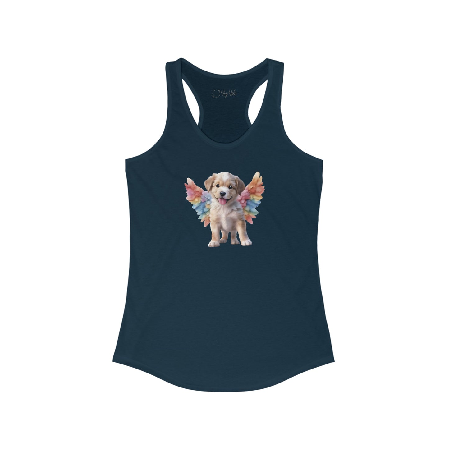 Angel Puppy Racerback Tank 002