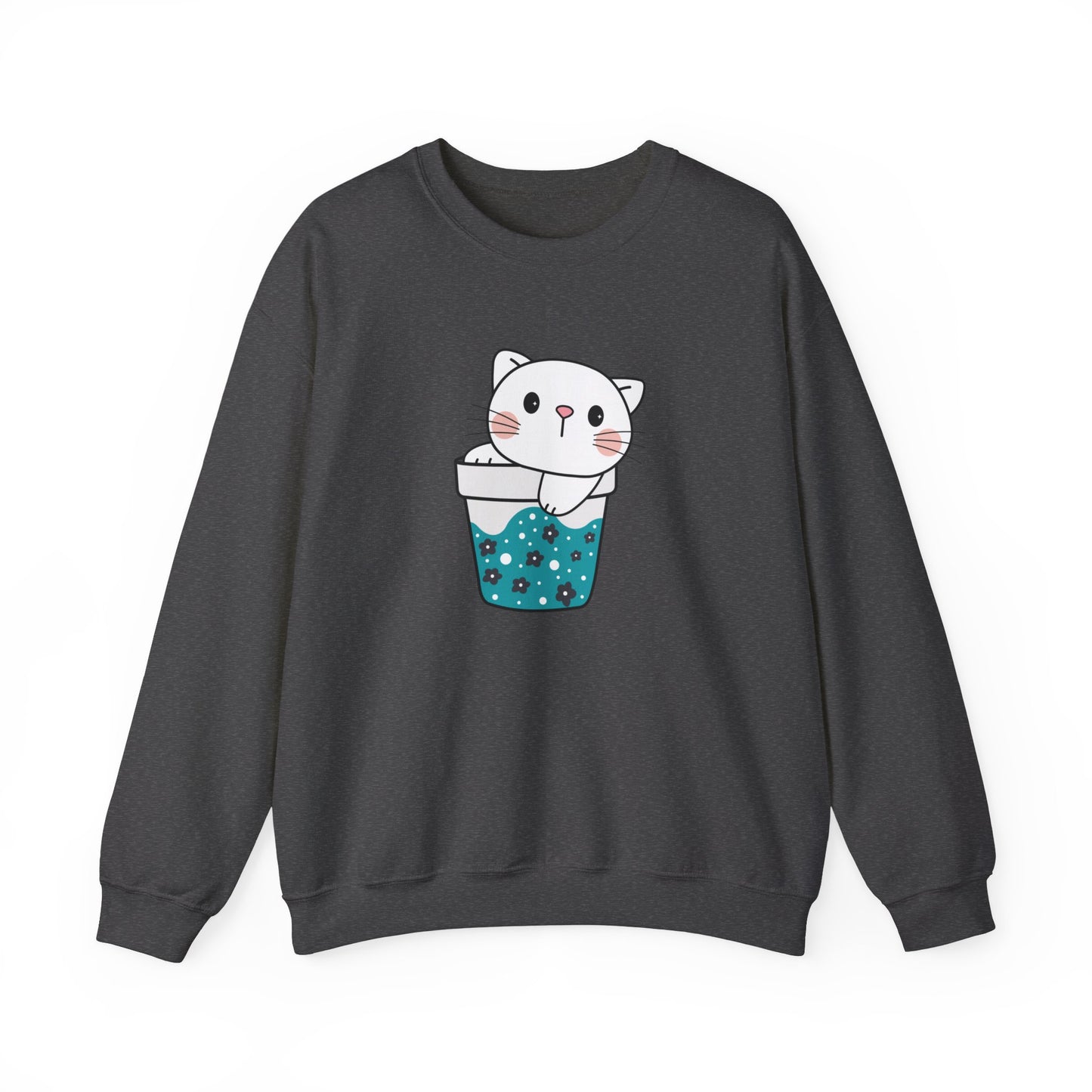 Cute Cat Cup Sweatshirt