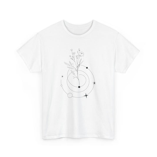 Flower and Swirl Short Sleeve Tee