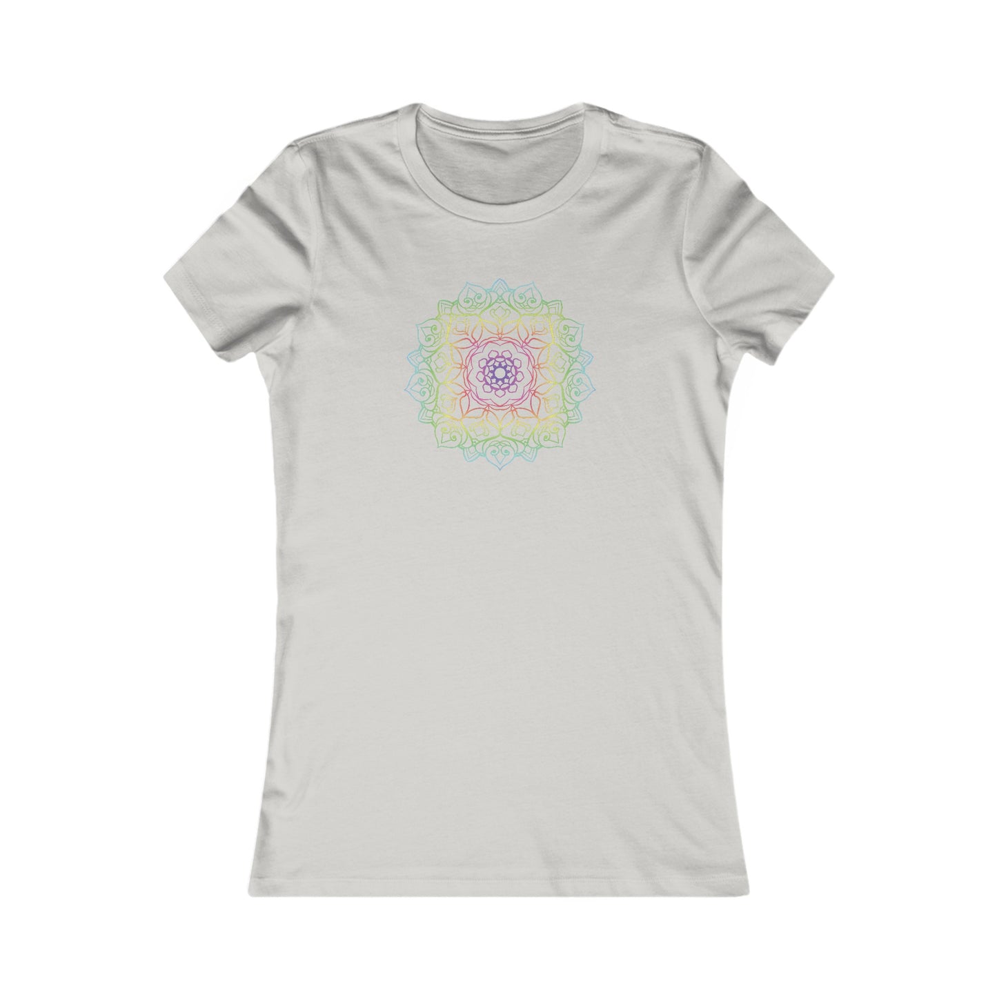 Colorful Mandala Fitted Tee (001)